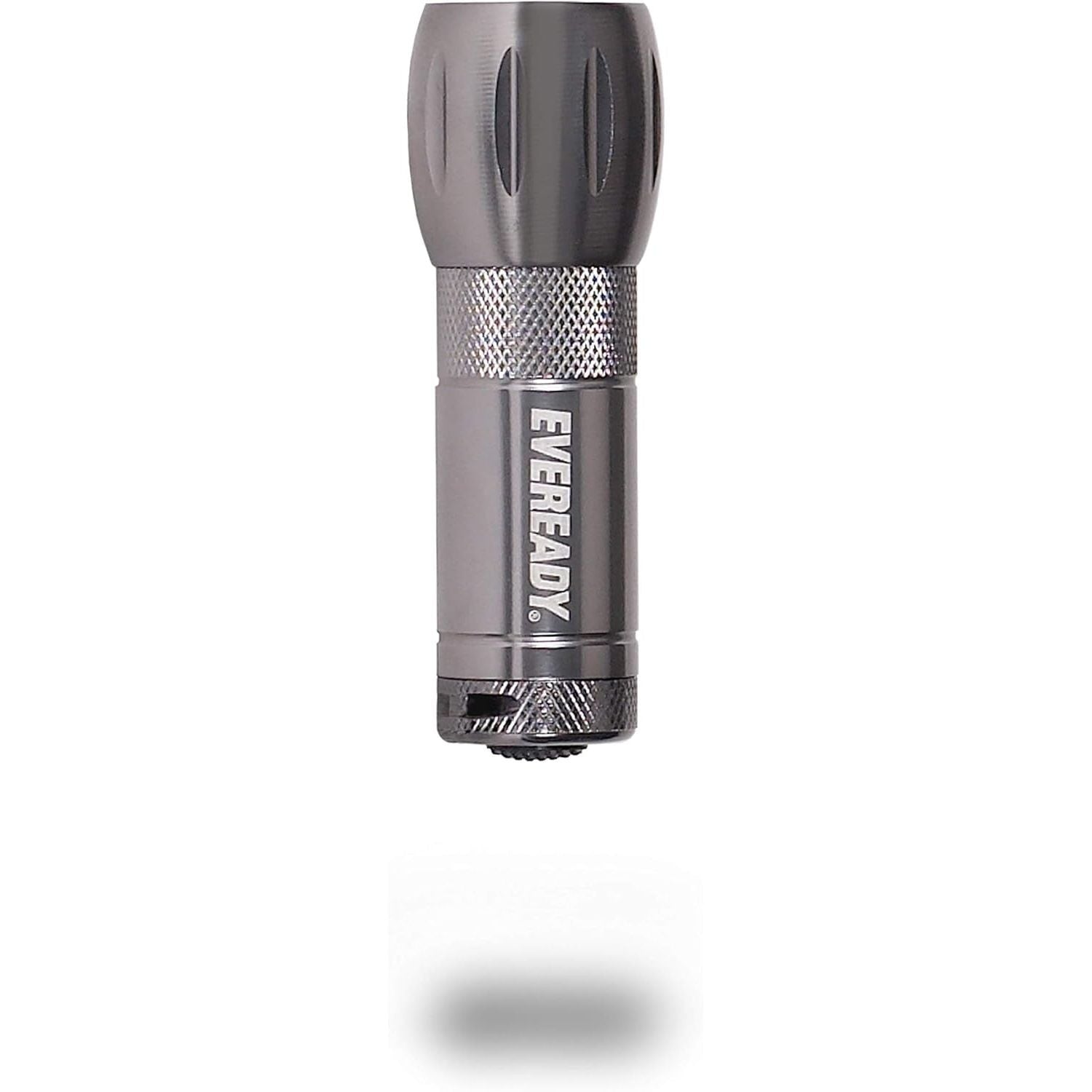 Buy now Eveready Compact LED Metal Flashlight Water Resistant, Includes 3 Super Heavy Duty AAA Batteries, 21 Lumens , Black at indiglob india