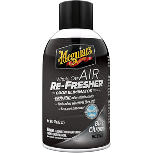 Buy now Meguiar's Whole Car Air Re-Fresher Odor Eliminator Mist, Black Chrome at indiglob india