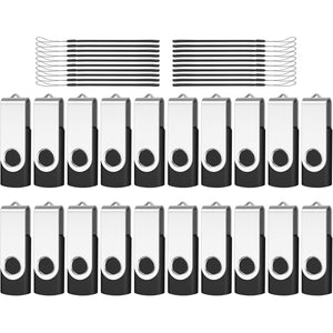 Buy now AreTop USB 2.0 Flash Drive, Pack of 20 2GB Thumb Drives Bulk, Metal Memory Sticks, Portable Keychain Jump Drive Multipack for Date Storage (2G,black-20pack) at indiglob india