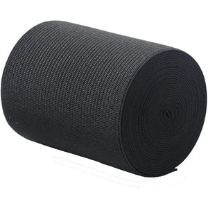 Buy now RERIVER 3-inch Wide Black Heavy Knit Stretch Elastic Band 3 Yards Sewing Knit Elastic Spool at indiglob india