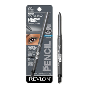 Buy now REVLON ColorStay Pencil Waterproof Eyeliner, Smudge-Proof, Eye Makeup with Built-In Sharpener, 204 Charcoal, 0.01 oz at indiglob india
