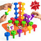Buy now Skoolzy Peg Board Set - Montessori Toys for 2 Year Old - 33 Pc Peg Board for Kids - Occupational Therapy Toys with Pegs, Dice, Lacing String & Storage Bag - Montessori Toys for 2+ Year Old Peg Set with Plastic Board (33 pc) at indiglob india
