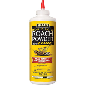 Buy now HARRIS Boric Acid Roach and Silverfish Killer Powder w/Lure for Insects (16oz) at indiglob india