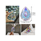 Buy now H&D HYALINE & DORA 89mm/3.5in Hanging Chandelier Crystals Prisms for Window Suncatchers Chandelier Parts Rainbow Maker Pendants at indiglob india