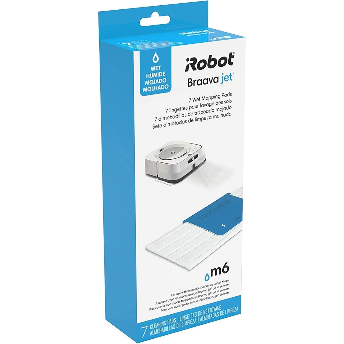 Buy now iRobot® Authentic Replacement Parts- Braava Jet® m Series Wet Mopping Pads, (7-Pack) at indiglob india