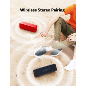 Buy now Anker Soundcore 2 Portable Bluetooth Speaker with Stereo Sound, Bluetooth 5, Bassup, IPX7 Waterproof, 24-Hour Playtime, Wireless Stereo Pairing, Speaker for Home, Outdoors, Travel at indiglob india