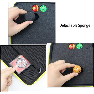 Buy now Toy Organizer Case Compatible with Bakugan Battle Planet, BakuCores, Armored Alliance, Geogan Rising, Toy Organizer Storage Container Holder (40, Black) at indiglob india