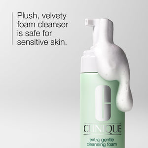 Clinique Clinique 3-Step Extra Gentle Mild Cleansing Foam Face Cleanser | For Dry + Sensitive Skin | Non-Irritating, Cleansing + Comforting, 4.2 Fl Oz India | Buy  Now