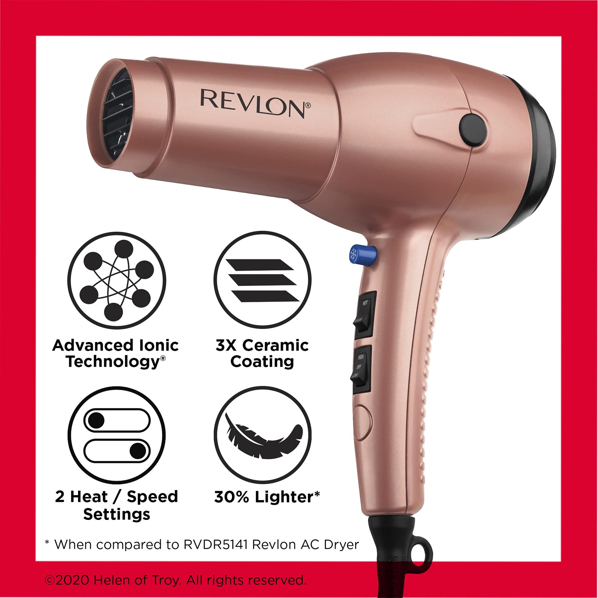Buy now Revlon Light & Fast Hair Dryer | 1875W Stunning Blowouts Easily and Comfortably at indiglob india