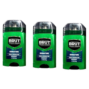 Buy now Brut Deodorant Oval Solid 2.25 Oz. - 24 Hour Protection with Trimax (3 Sticks) Original Fragrance 3 Pack at indiglob india