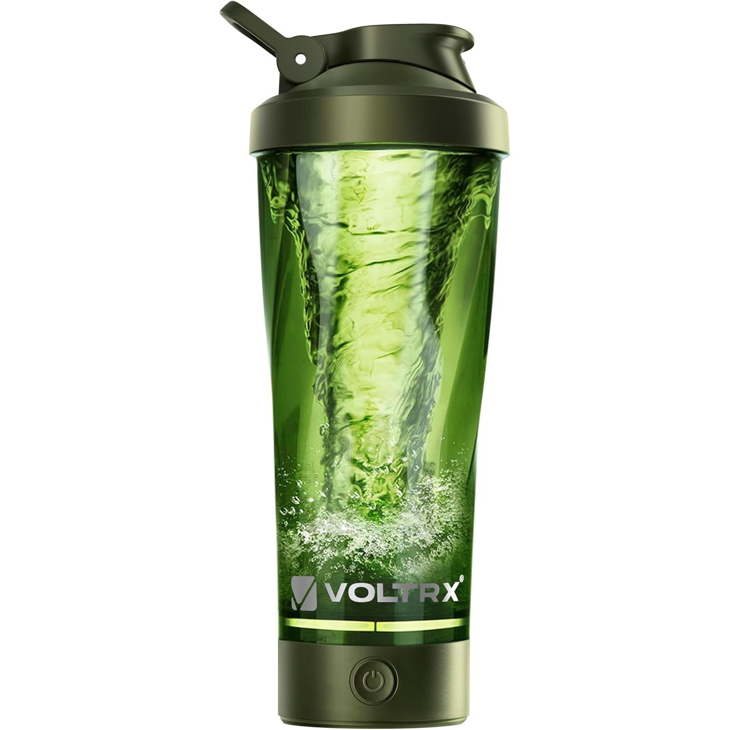 Buy now VOLTRX Premium Electric Protein Shaker Bottle, Made with Tritan - BPA Free - 24 oz Vortex Portable Mixer Cup/USB Rechargeable Shaker Cups for Protein Shakes Green at indiglob india