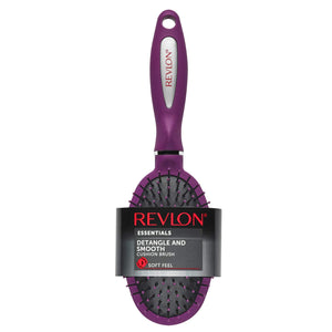 Buy now Revlon Detangle & Smooth Berry Cushion Hair Brush at indiglob india