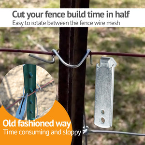 Buy now Fence Wire Twister for T Post Clips, Time Saver Barb Wire Fence Tools Easy to Use Strong Enough to Twist Any Fencing Wire (2 Pack) at indiglob india