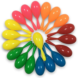 OuMuaMua 24pcs Mini Maracas for Kids Mexican Fiesta Party Favors Plastic Maraca Shakers Noisemaker for Cinco de Mayo Day of the Dead Fiesta Mexican Themed Birthday Christmas Party Supplies Kids Boys Girls Store | Quality India Shop