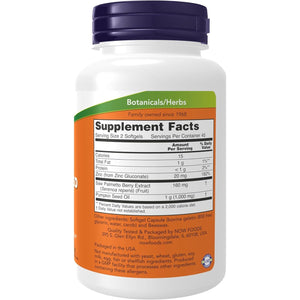 Buy now NOW Foods Supplements, Saw Palmetto Extract with Pumpkin Seed Oil and Zinc, Men's Health*, 90 Softgels at indiglob india