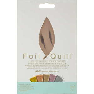 Buy now We R Memory Keepers Foil Quill Foil Sheets 4"X6" 30/Pkg-Shining Starling at indiglob india