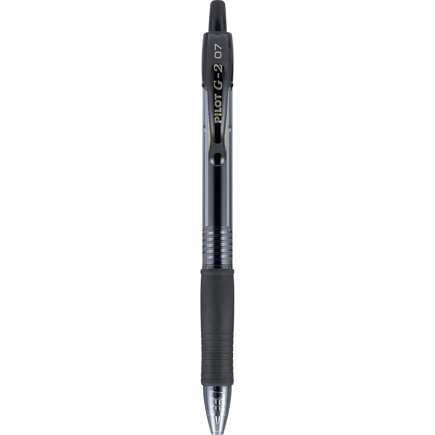 Buy now PILOT G2 Premium Refillable & Retractable Rolling Ball Gel Pens, Fine Point, Black Ink, Single Pen (31026) at indiglob india