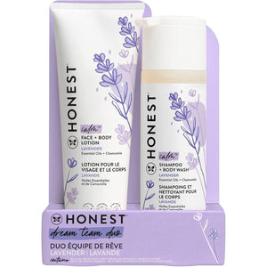 Buy now The Honest Company 2-in-1 Cleansing Shampoo + Body Wash and Face + Body Lotion Bundle | Gentle for Baby | Naturally Derived | Lavender Calm, 18.5 fl oz at indiglob india