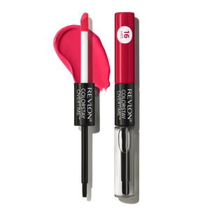 Buy now Revlon Liquid Lipstick with Clear Lip Gloss, ColorStay Overtime Lipcolor, Dual Ended with Vitamin E, 040 Forever Scarlet, 0.07 Fl Oz at indiglob india