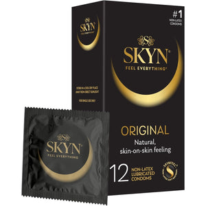 Buy now SKYN Original Condoms, 12 Count (Pack of 1) at indiglob india