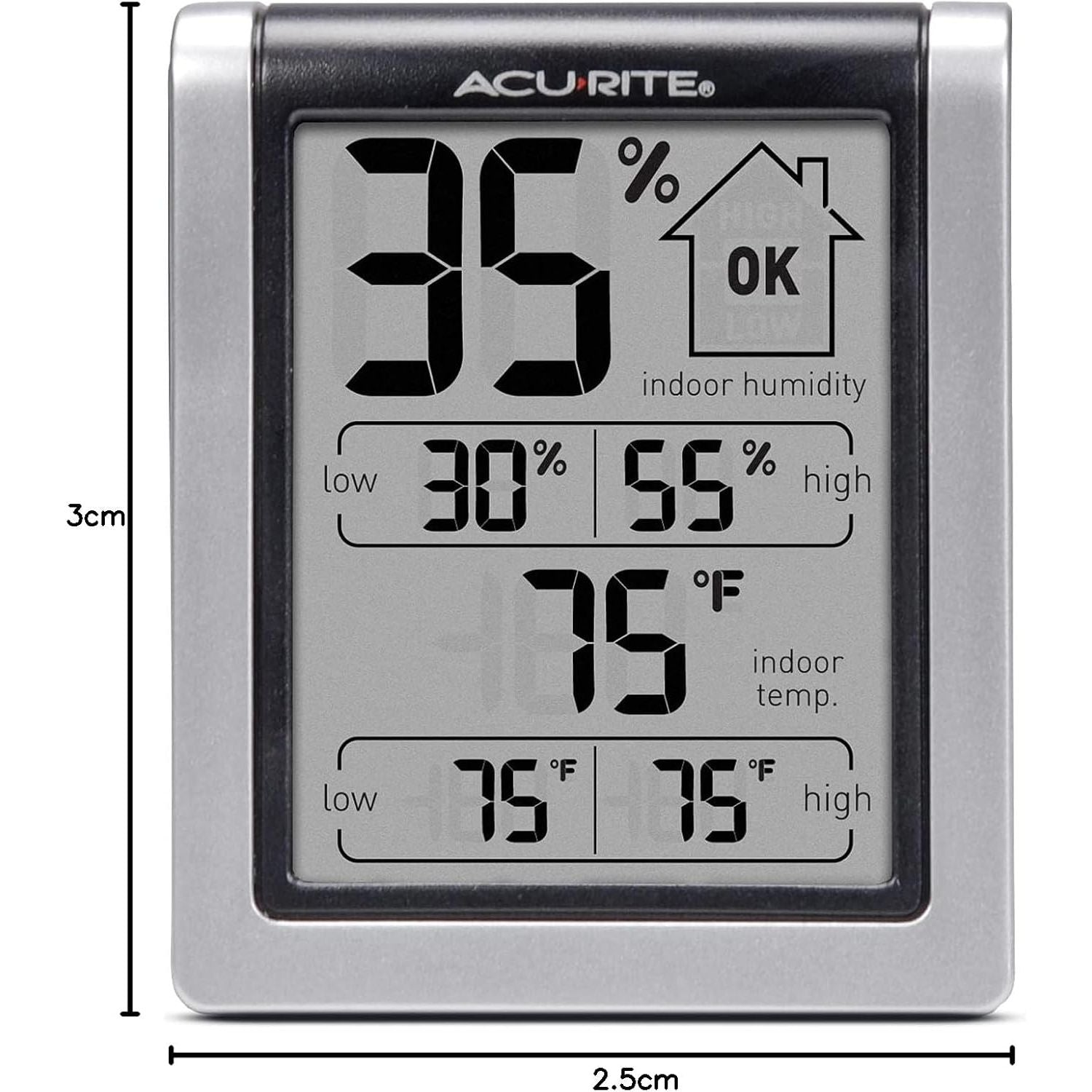 AcuRite AcuRite Wireless Digital Indoor Thermometer and Hygrometer Monitor for Inside Temperature and Humidity Measurements (00613) Online | Best  India