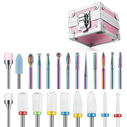Buy now Depvko 21pcs Nail Drill Bits Sets, 3/32 Inch Cuticle Electric Nail File and Ceramic Acrylic Gel Nail Bit Kit, Acrylic Nail Art Tools, Carbide Remover Bits for Manicure Pedicure, Home Salon 21Pcs New at indiglob india