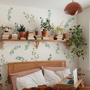 Buy now funlife 72Pcs DIY Wall Stickers, Peel and Stick Colorful Wall Decal for Window Play Room Decoration, Kids Baby Nursery Decor, Leaf Pattern2 at indiglob india