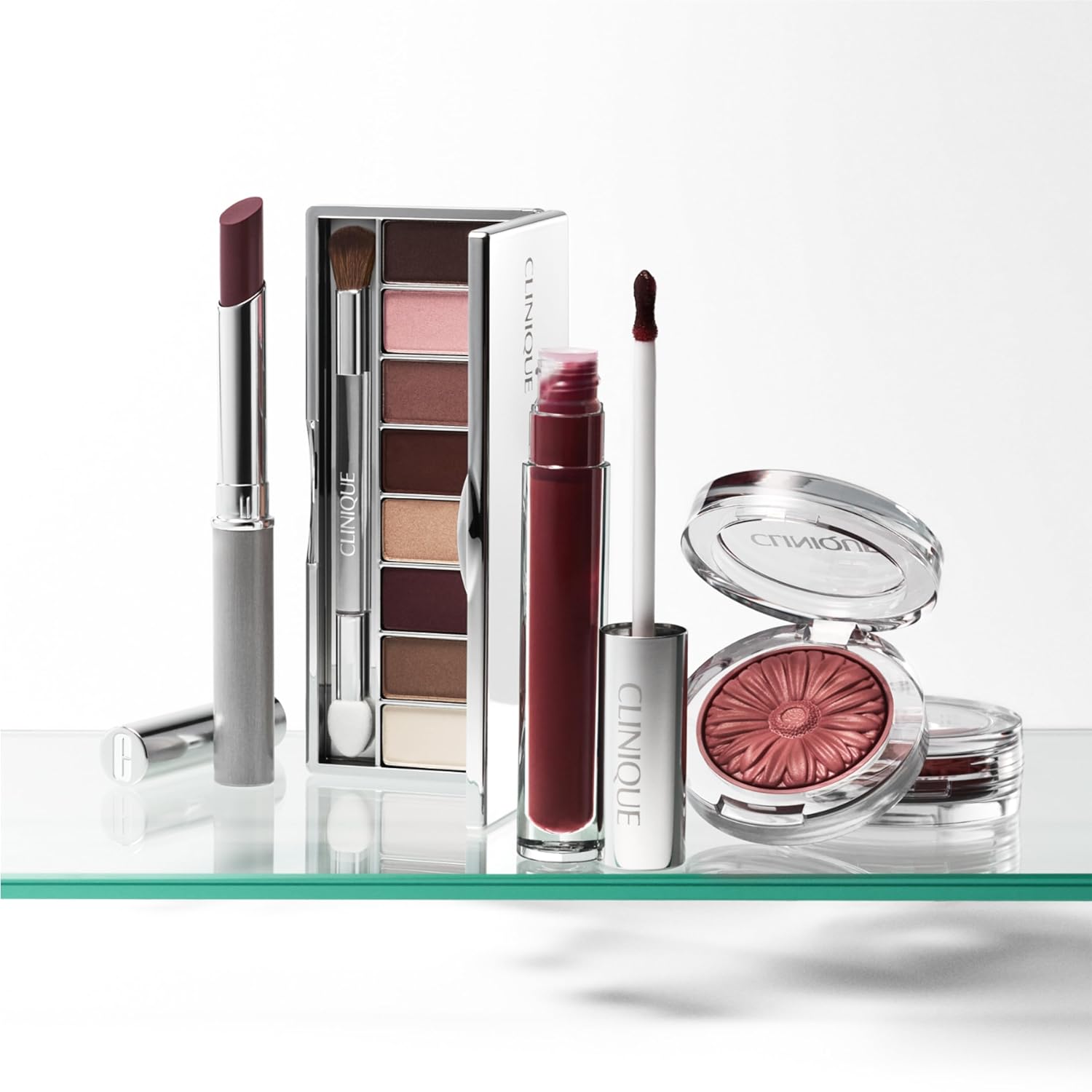 Clinique Clinique All About Shadow Eye Shadow Palette, 8 Silky + Buildable Shades | Black Honey, Pink and Nude Honey | Safe For Sensitive Eyes Launch | Order Online India