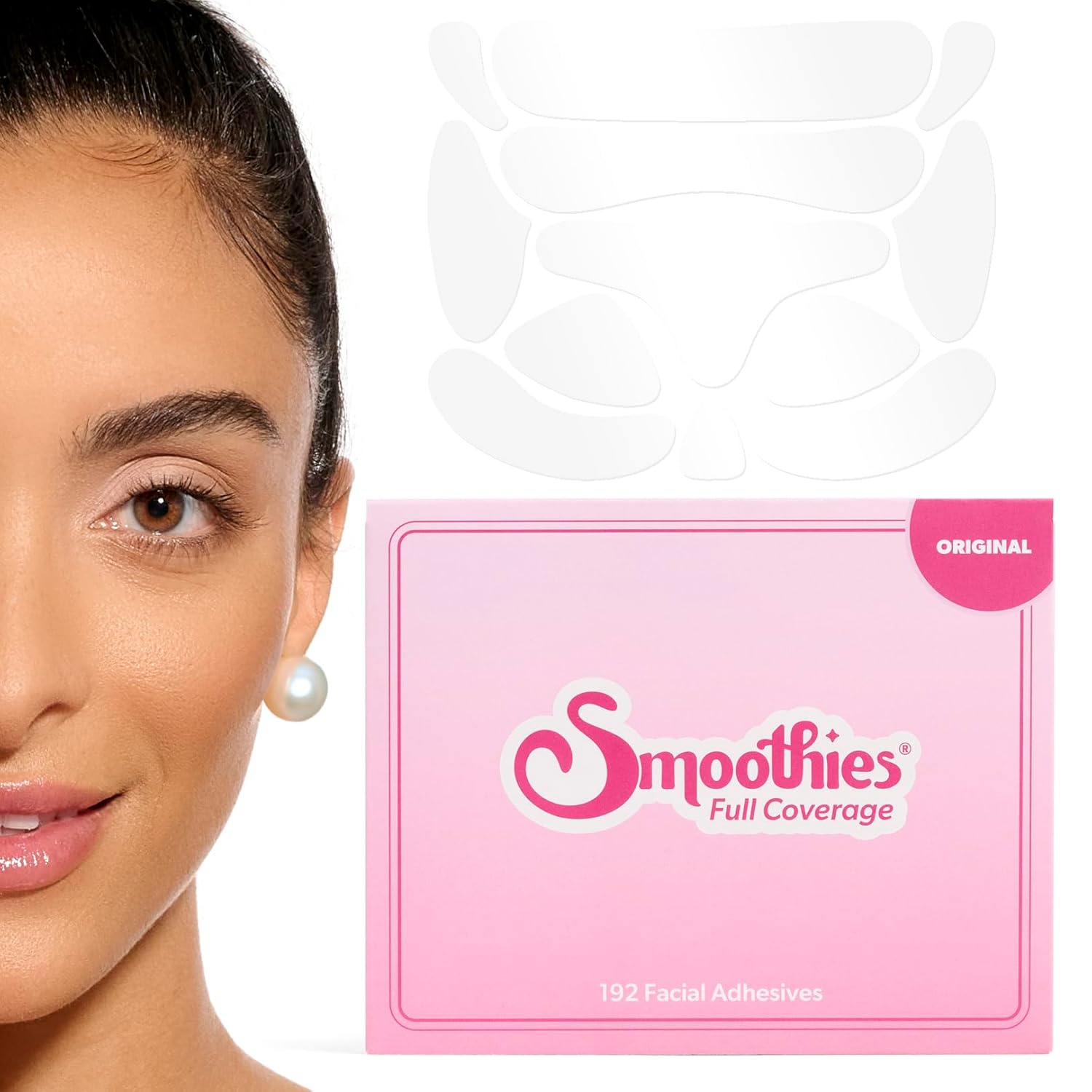 Buy now Smoothies Triangle Wrinkle Patches for Face Overnight - Facial Patches for Elevens, Crows Feet and more, 144 Facial Adhesives per Box - Face Tape, Made in the USA Full Coverage at indiglob india