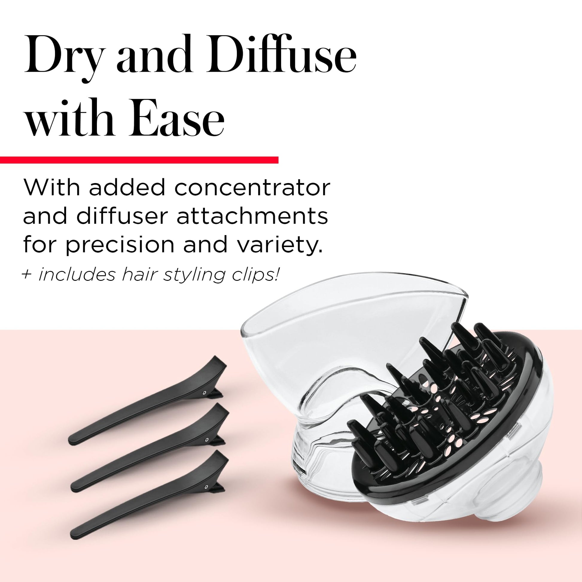 Buy now REVLON Infrared Hair Dryer with Diffuser & Concentrator - Ionic Ceramic Blow Dryer for Frizz Control, Shine, Soft Hair & Moisture Protection - 1875W Professional Salon-Quality (White) at indiglob india