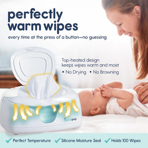 Buy now Hiccapop Baby Wipe Warmer and Baby Wet Wipes Dispenser | Baby Wipes Warmer for Babies | Diaper Wipe Warmer with Changing Light, White at indiglob india