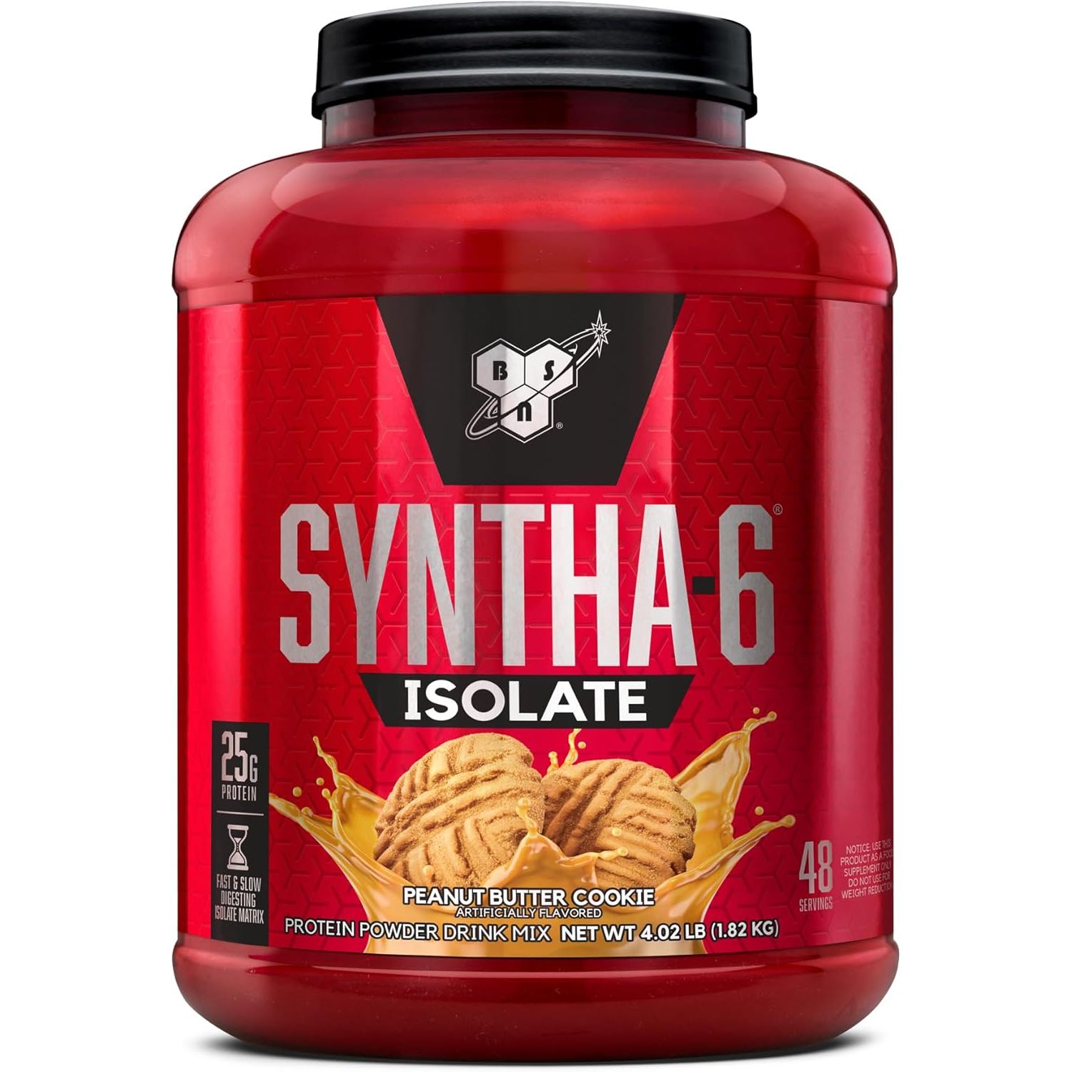 Buy now BSN SYNTHA-6 Isolate Protein Powder, Vanilla Protein Powder with Whey Protein Isolate, Milk Protein Isolate, Flavor: Vanilla Ice Cream, 24 Servings 4.02 Pound (Pack of 1) Peanut Butter at indiglob india