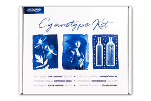 Buy now Jacquard Cyanotype Kit – Sun Printing Kit for Paper, Fabric and More, Complete Cyanotype Kit with Pre-Measured Chemicals, Easy-to-Use Cyanotype Chemicals for Cyanotype Fabric, Sunprint Kit Projects at indiglob india