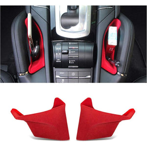 Buy now ITrims for Porsche Cayenne 2011-2018 Car Accessories Center Console Seat Armrest Box Storage Box Holder Organizer 2PCS (RED) at indiglob india