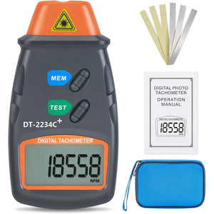 Buy now AGPtek® Professional Digital Laser Photo Tachometer Non Contact RPM Tach at indiglob india