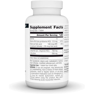 Buy now Source Naturals L-Arginine L-Citrulline Complex, 120 Tablets, 1000 mg at indiglob india