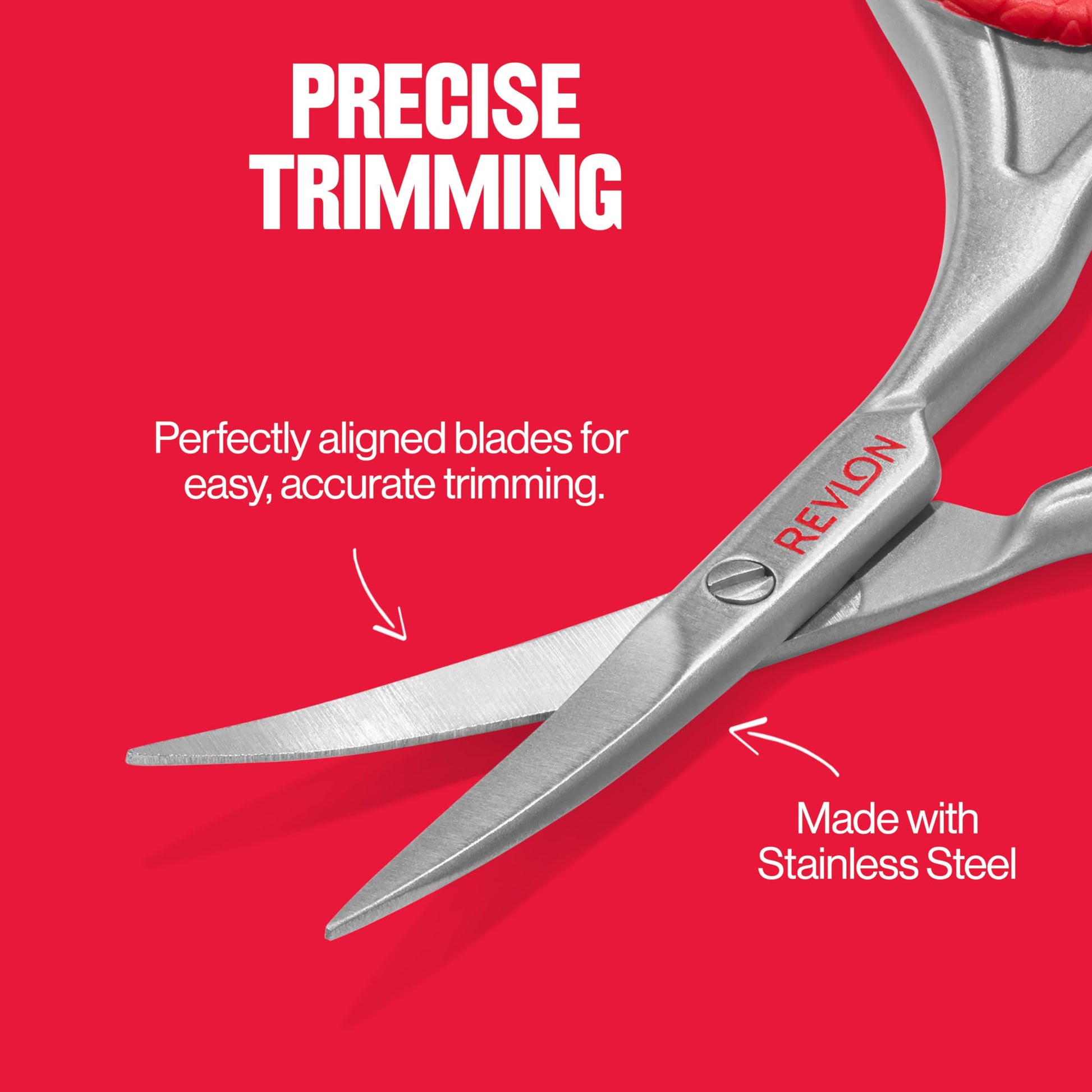 Buy now Revlon Cuticle Scissors, Ultra-Fine Stainless Steel Curved Blade for Neat Cuticles and Hangnail Trimming, Tool for Safe Cuticle Nail Care, 1 count at indiglob india