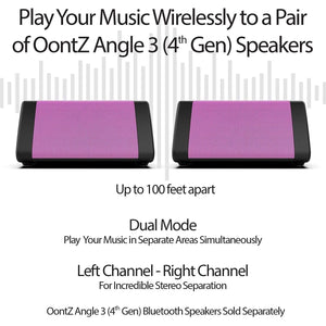 Buy now Oontz Upgraded Angle 3 Portable Bluetooth Speaker 5.0-10W Sound, 14-Hr Battery, 100ft Wireless Range, IPX5 Water-Resistant, Budget-Friendly Small Speaker for Travel, Party, Outdoor or Home (Pink) at indiglob india