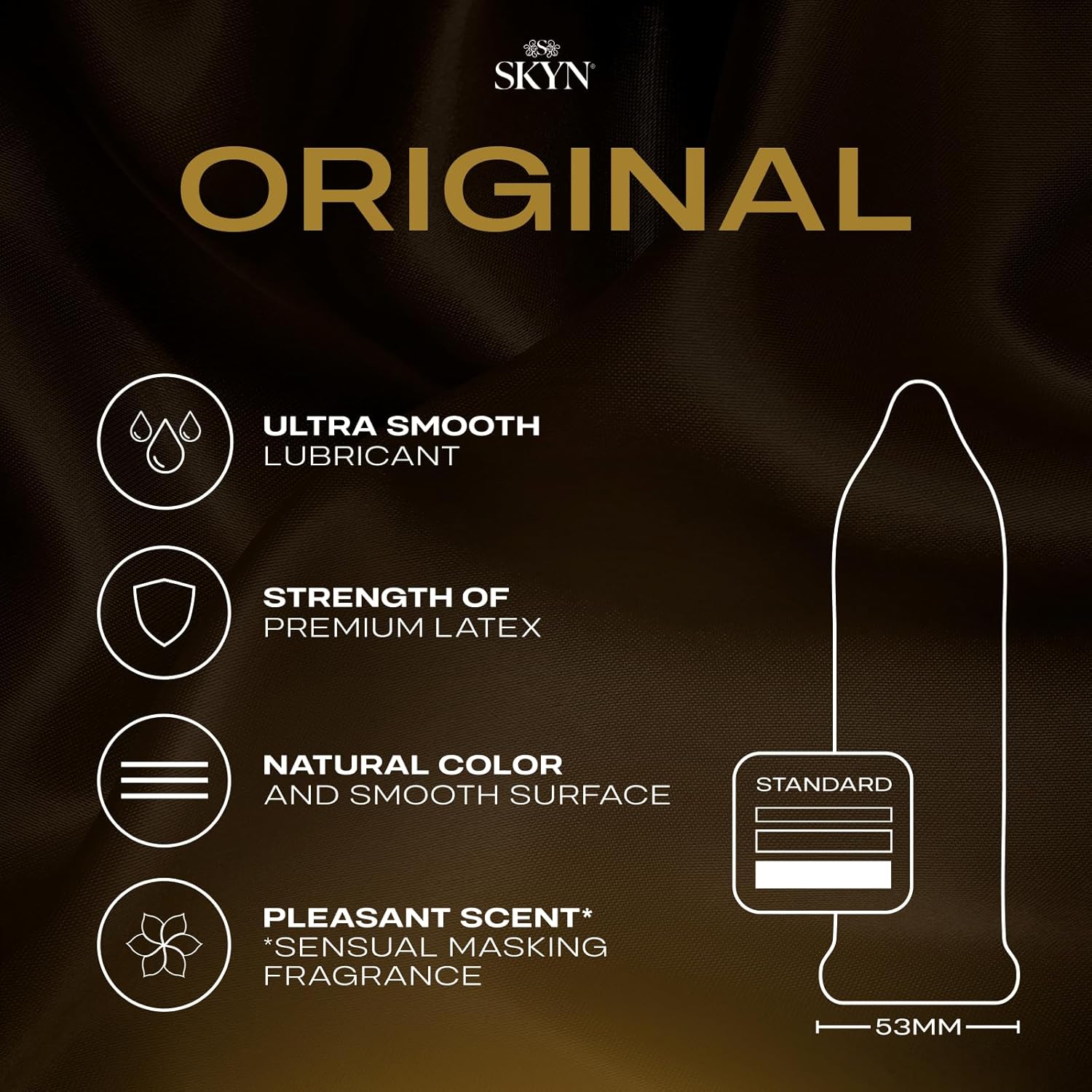 Buy now SKYN Original Condoms, 12 Count (Pack of 1) at indiglob india