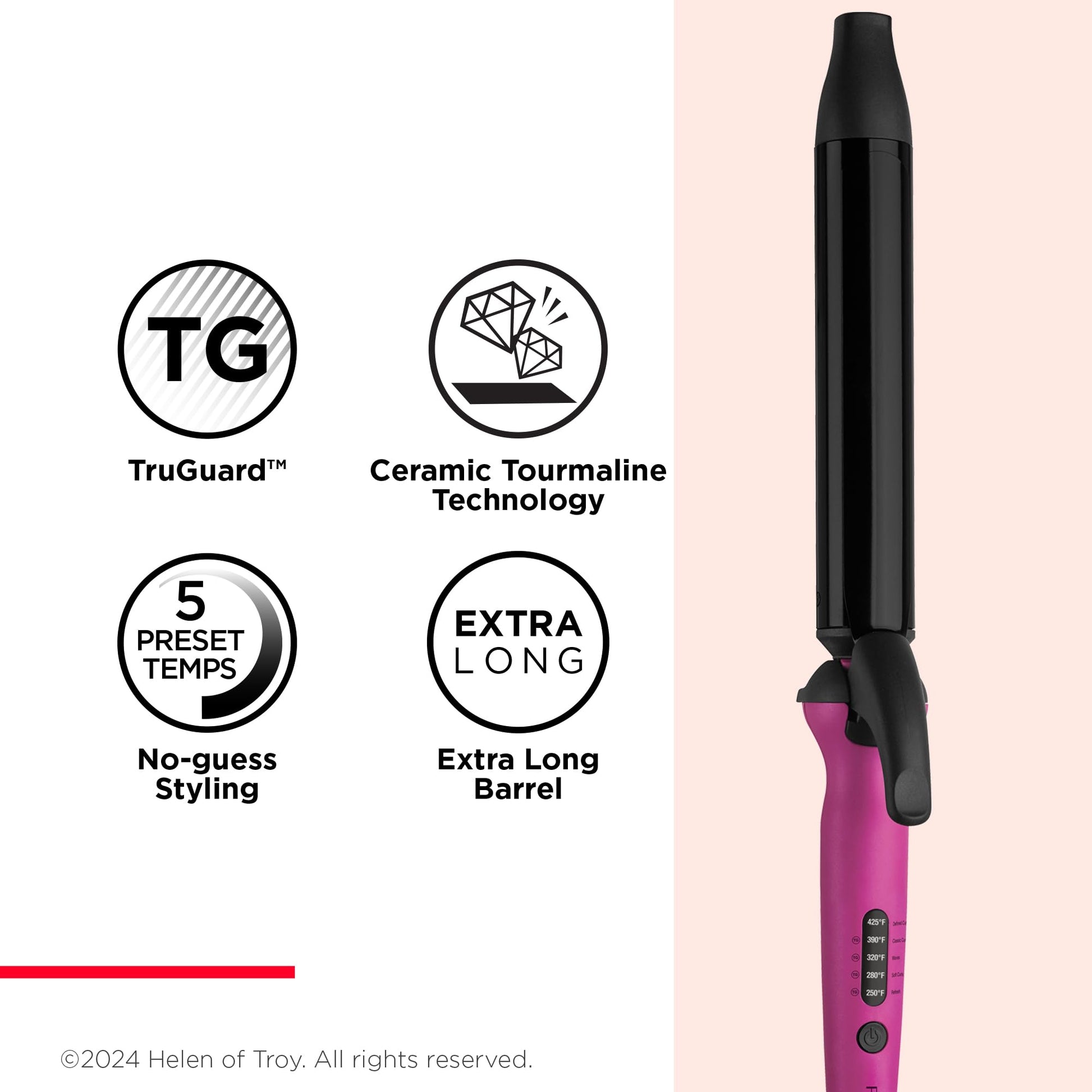 Buy now REVLON Easy Heat - 1 1/4" Precision Curling Iron at indiglob india