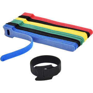 Buy now 60PCS Fastening Cable Ties Reusable, Premium 6-Inch Adjustable Cord Ties, Microfiber Cloth Cable Management Straps Hook Loop Cord Organizer Wire Ties Reusable (Assorted Colors) at indiglob india