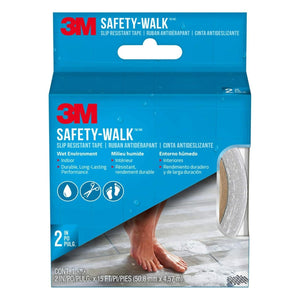 3M Safety-Walk Slip Resistant Tape, 2 in x 15 ft, Anti Slip Clear Tape, Ideal For Slippery & Wet Conditions, Self-Adhesive Backing, Quick & Easy Application, Durable & Long-Lasting (220C-R2X180) Online India | 3M