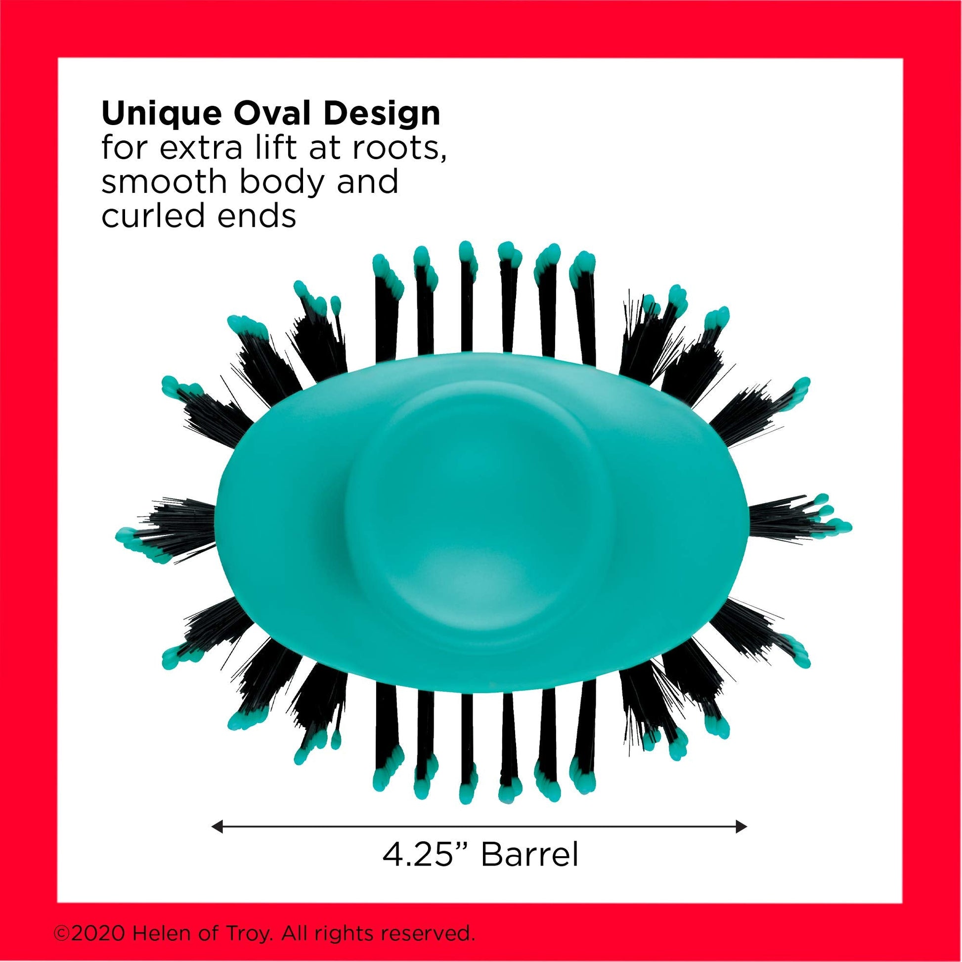 Buy now REVLON One Step Hair Dryer And Volumizer Hot Air Brush, Turquoise Volumizer, 1 Count at indiglob india