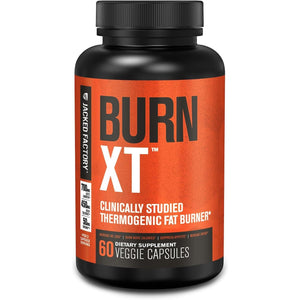 Buy now Jacked Factory Burn-XT Clinically Studied Fat Burner & Weight Loss Supplement - Appetite Suppressant & Energy Booster - with Acetyl L-Carnitine, Green Tea Extract and More - 60 Natural Diet Pills at indiglob india