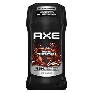 Buy now AXE Antiperspirant Stick for Men Dark Temptation 48 Hour Sweat and Odor Protection for Long Lasting Freshness Smooth Dark Chocolate Scent Men's Deodorant 2.7 oz at indiglob india