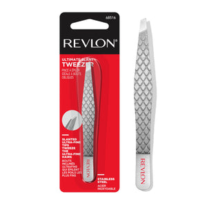Buy now Revlon Ultimate Slant Tweezer, Hand-Finished Ultra-Fine Tips for Precise Hair Removal, Perfect for Tweezing The Tiniest Hairs, Made With Stainless Steel, 1 count at indiglob india