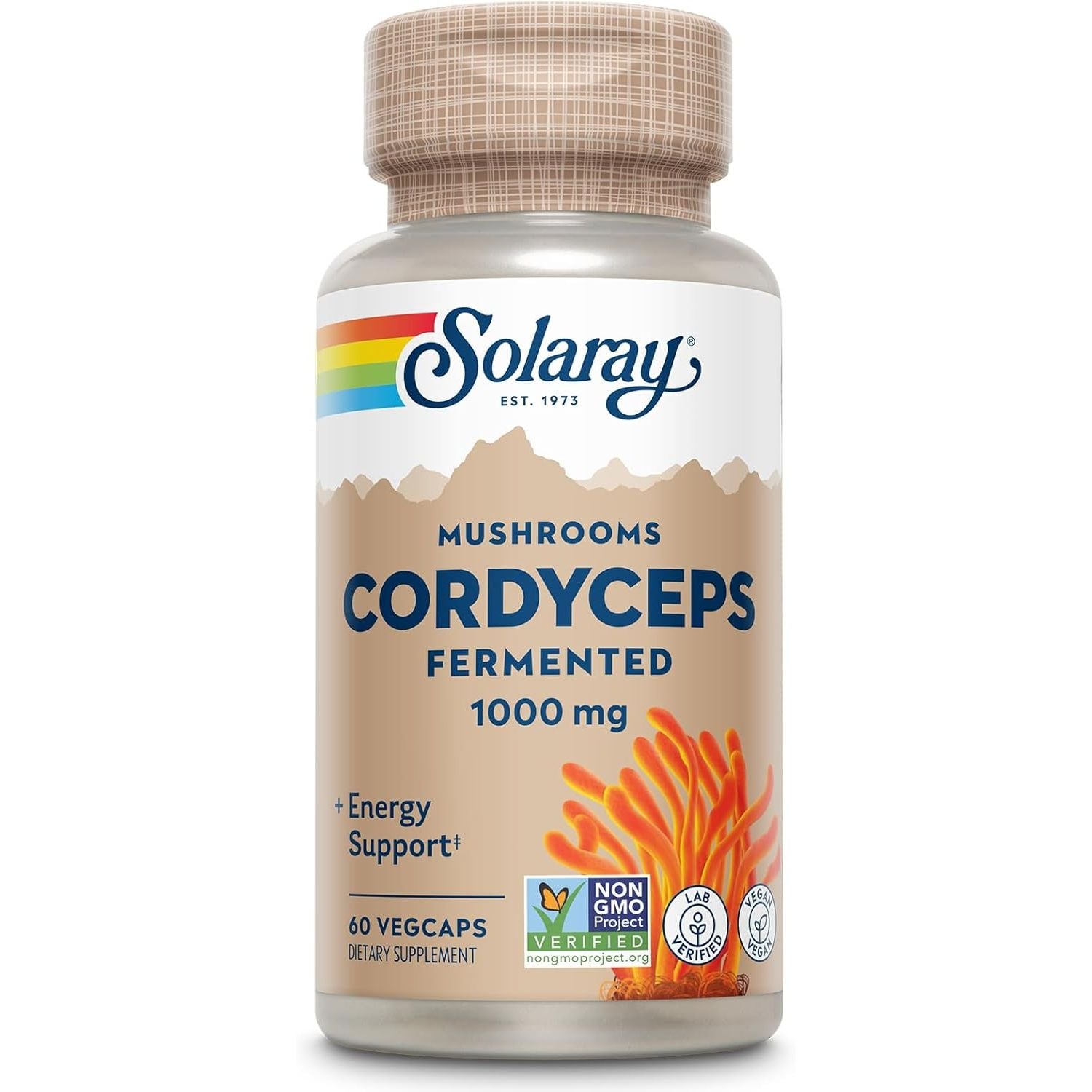 Buy now SOLARAY Reishi Mushroom 600mg - Reishi Mushroom Capsules for Immune Support - Vegan, Lab Verified - 60-Day Money-Back Guarantee - 100 Servings, 100 VegCaps 60 Count (Pack of 1) Cordyceps at indiglob india