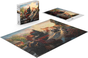 Buy now Buffalo Games - Silver Select - Thomas Kinkade - Hogwart's Express - 1000 Piece Jigsaw Puzzle for Adults -Challenging Puzzle Perfect for Game Nights - Finished Size is 26.75 x 19.75 at indiglob india