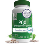 Buy now Health Thru Nutrition PQQ 20mg 60 Servings Pyrroloquinoline Quinone as PureQQ | Promotes Mitochondrial Biogenesis | Certified Vegan | Non-GMO Gluten Soy Free Capsules| Clean Label PQQ Supplement at indiglob india