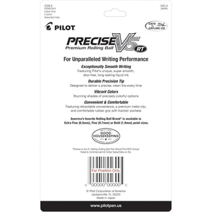 Buy now Pilot Precise V5 RT Refillable & Retractable Rolling Ball Pens, Extra Fine Point Pens, 0.5 mm, Assorted, Pack of 7 - Ideal for School, Journaling & Office Writing at indiglob india